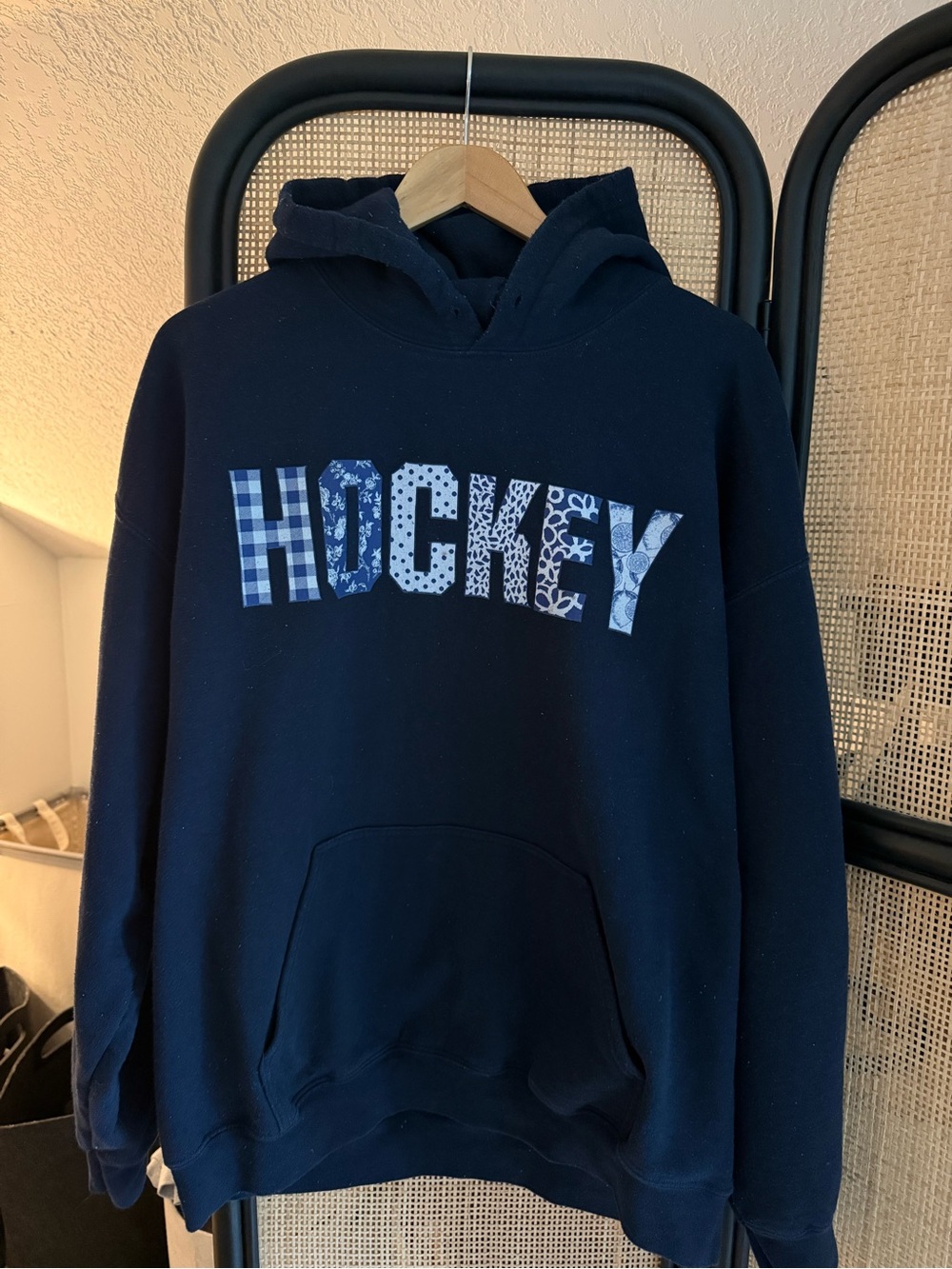 Men’s Hockey Hooded Sweatshirt Navy L